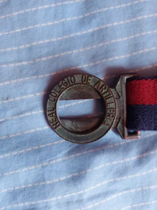 Cinturón goma Real Colegio Artillería. Negociable.