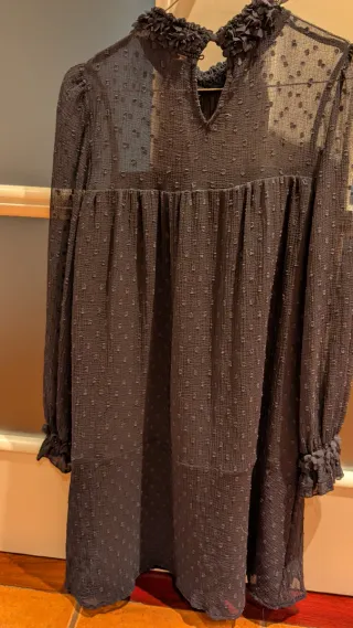 Vestido azul marino mujer