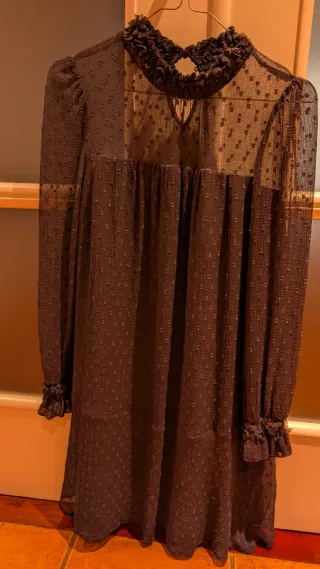 Vestido azul marino mujer