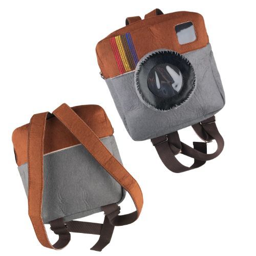 Zaino fotografico vintage fatto a mano