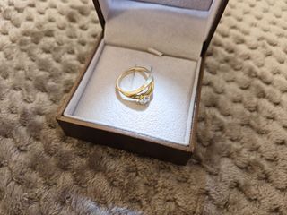 Anello oro con zircone