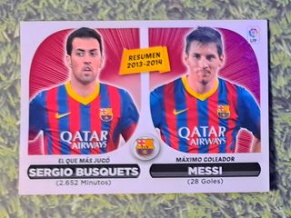 2013-14 - LIGA ESTE - BUSQUETS & MESSI - FCB #24