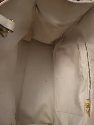 Bolso Louis Vuitton Piel Blanco/Morado