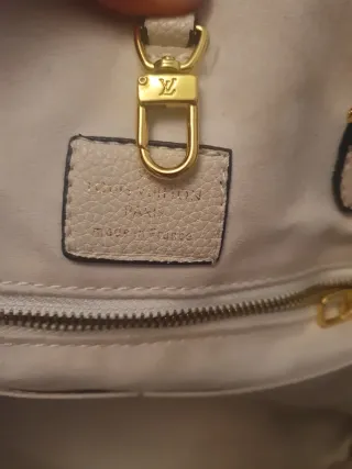 Bolso Louis Vuitton Piel Blanco/Morado