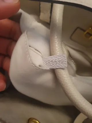 Bolso Louis Vuitton Piel Blanco/Morado