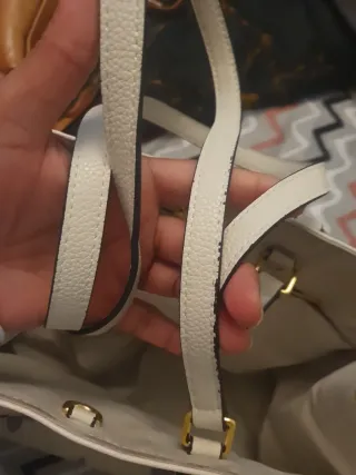 Bolso Louis Vuitton Piel Blanco/Morado