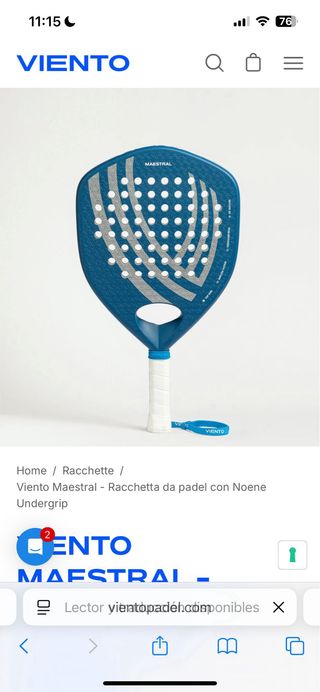 Pala de pádel Viento Maestral