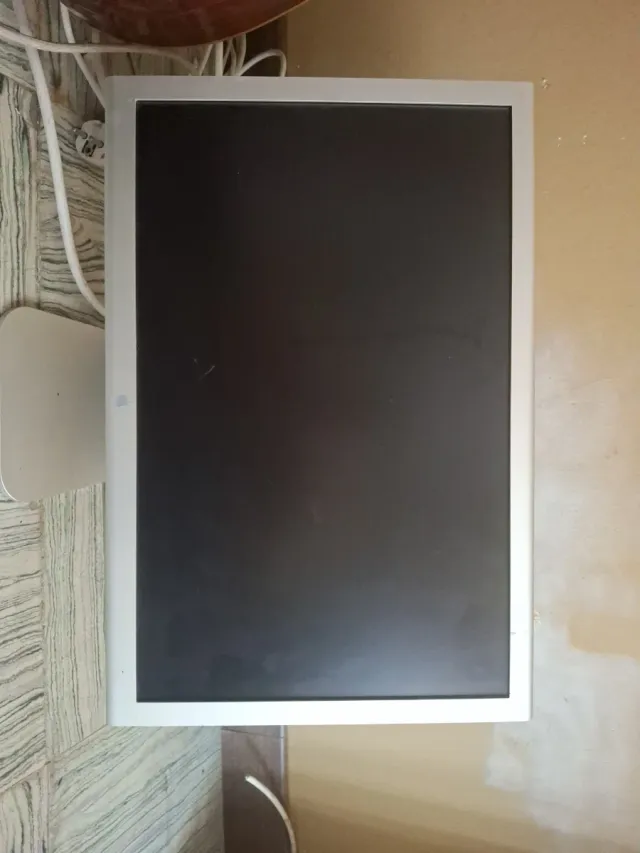 Monitor Apple Plata y Negro