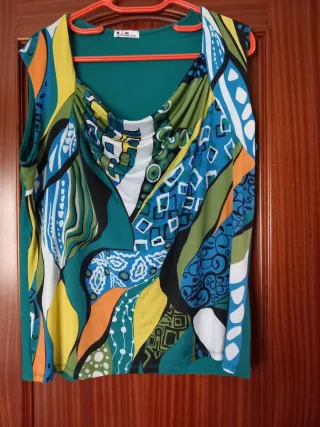 Blusa sin mangas KIM multicolor