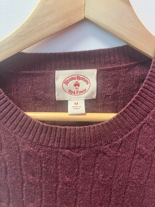 Jersey Brooks Brothers Granate Talla M