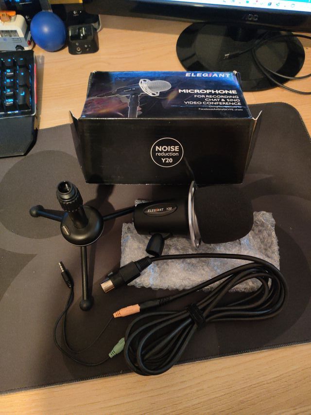 Micrófono Elegiant Y20 para Chat y Grabación