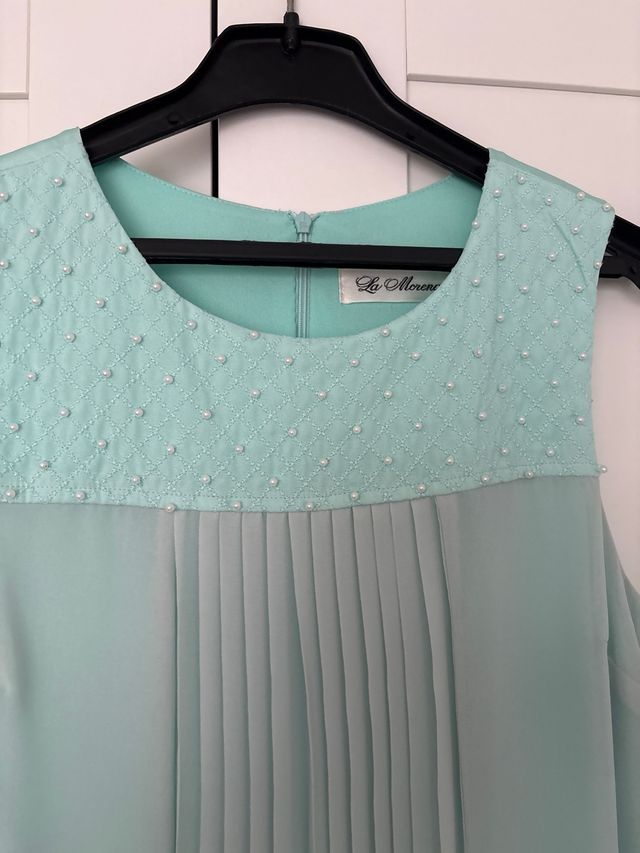 Vestido gasa precioso.