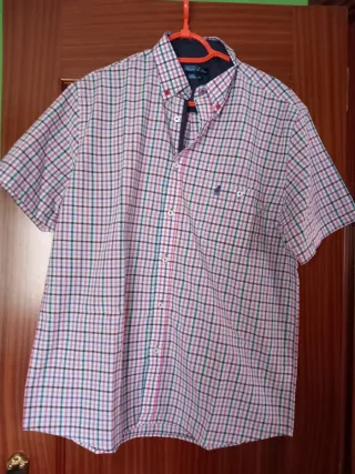 Camisa Polo Club Hombre XL Cuadros