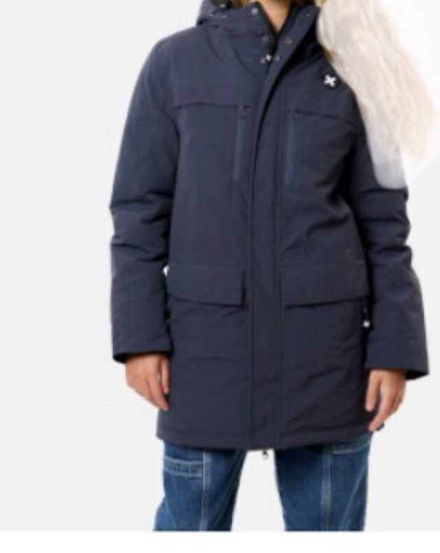 Abrigo Parka Blue Banana Azul