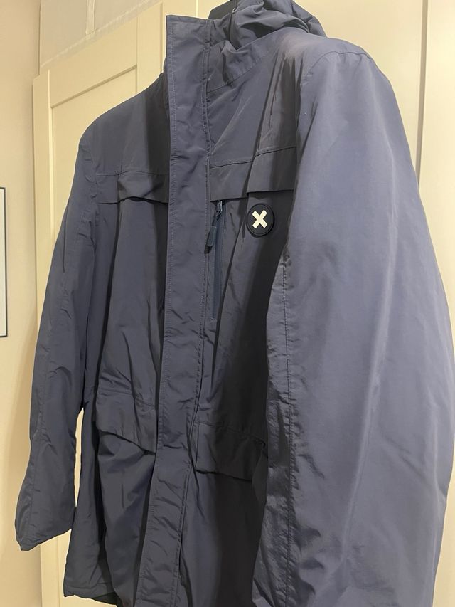 Abrigo Parka Blue Banana Azul