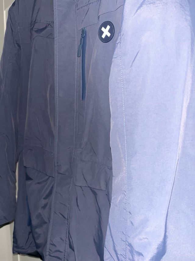 Abrigo Parka Blue Banana Azul