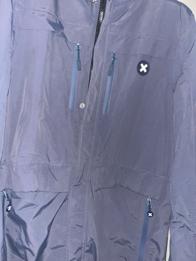 Abrigo Parka Blue Banana Azul