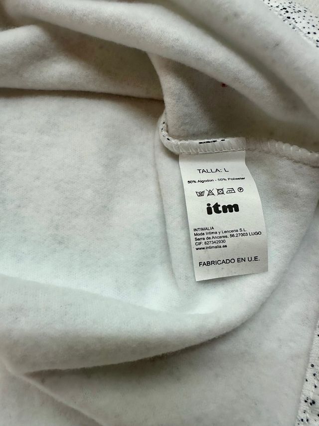 Pijama Mujer Afelpado Talla L