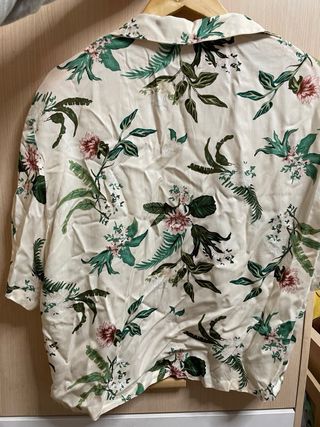 Camisas florales Pull&Bear verde L