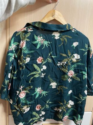 Camisas florales Pull&Bear verde L