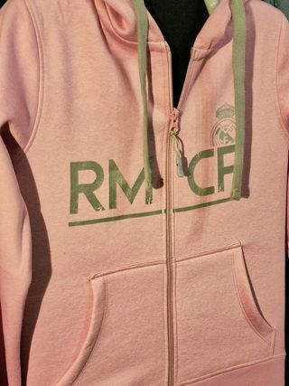 Sudadera Real Madrid Oficial Rosa