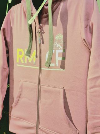 Sudadera Real Madrid Oficial Rosa