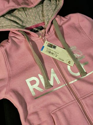 Sudadera Real Madrid Oficial Rosa