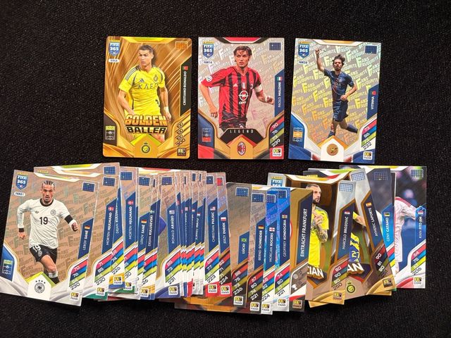 Lote cromos FIFA 365 Cristiano Golden Baller