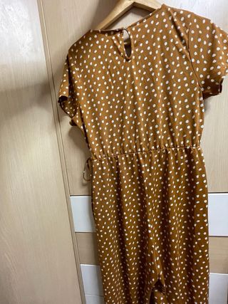 Mono lunares mostaza talla M