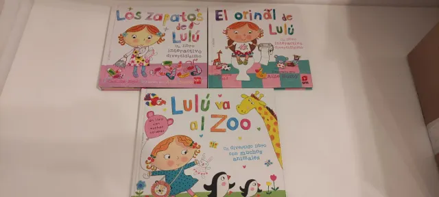 Lulú va al zoo, el orinal de Lulú,los zapatos lulu