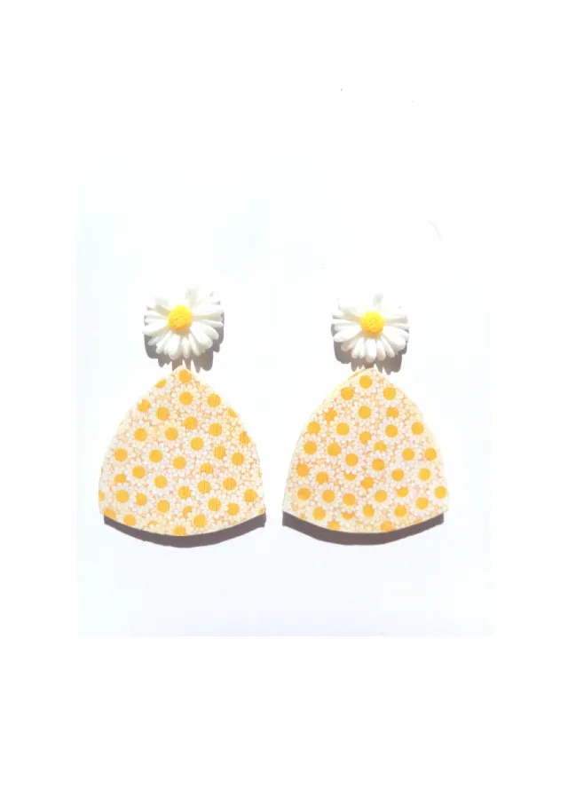 Pendientes de margaritas, pendientes margarita