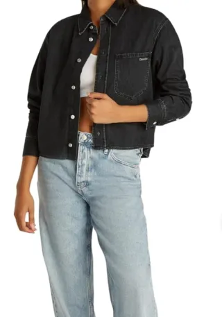 Camisa vaquera Calvin Klein negra