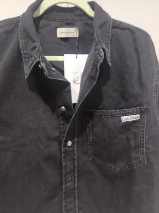 Camisa vaquera Calvin Klein negra