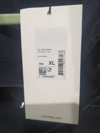 Camisa vaquera Calvin Klein negra