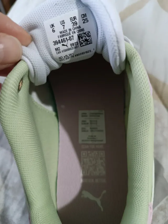 Puma nuevas N°39 zapatillas con caja