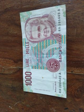 1000 Lire Montessori Banca d'Italia