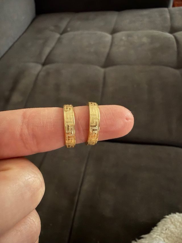 Pendientes Aros Oro 18k Nuevos