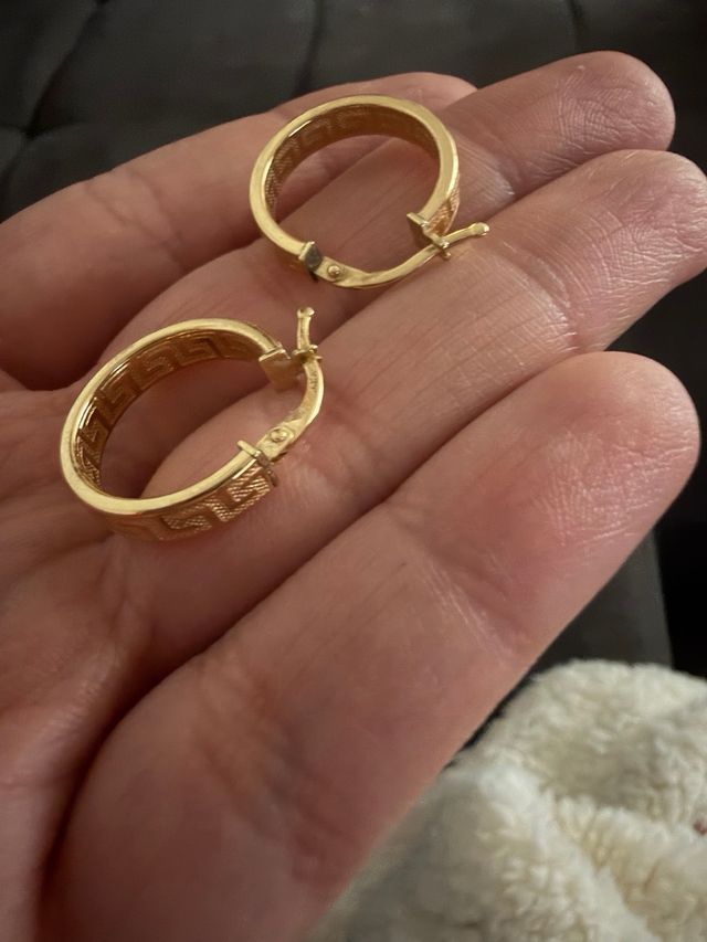 Pendientes Aros Oro 18k Nuevos
