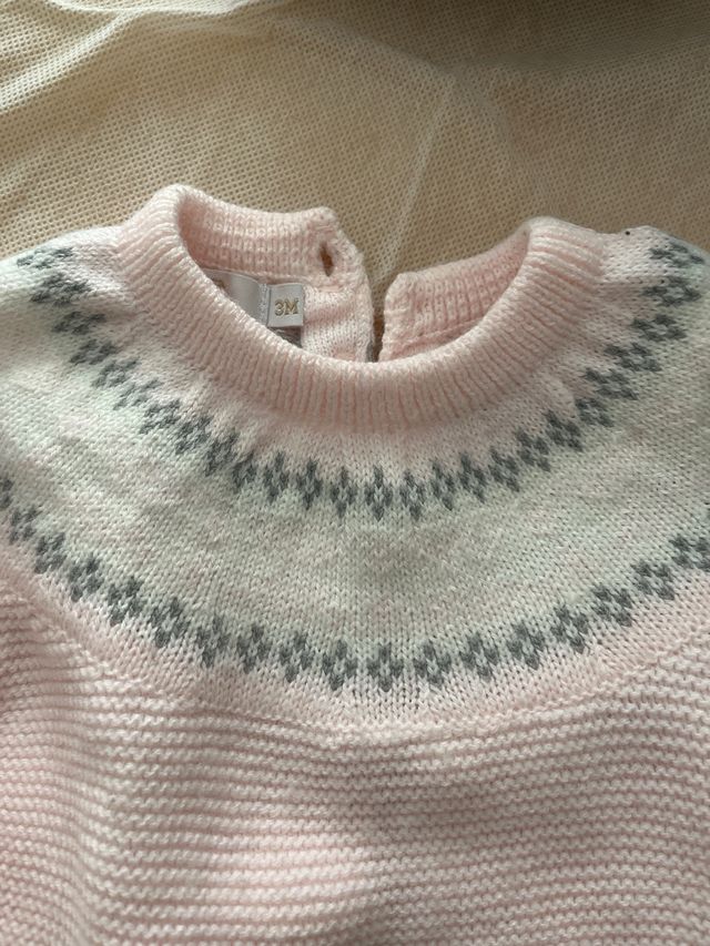 Conjunto bebé 3 meses rosa