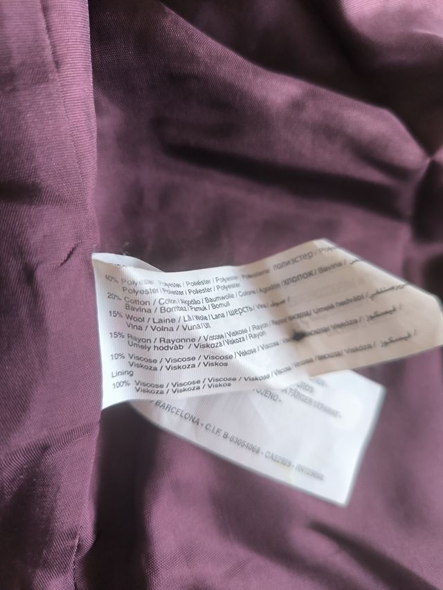 Abrigo Desigual Mujer Negro Multicolor