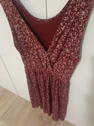 Vestido corto estampado verano