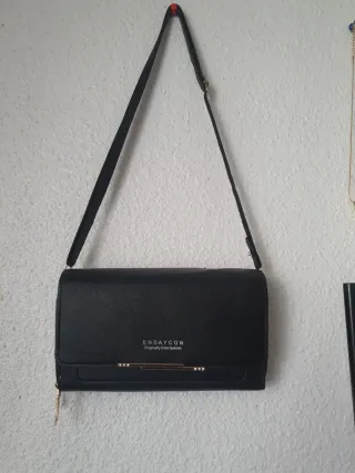 Bolso Cartera Negro ENDAYCON Nuevo