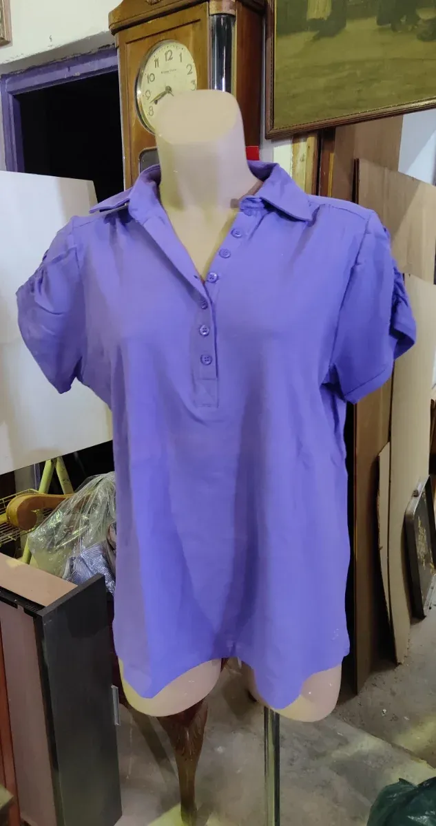 Camiseta Octuber Basic Lila Talla XL