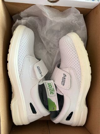 Zapatos de trabajo blancos PSH Agion