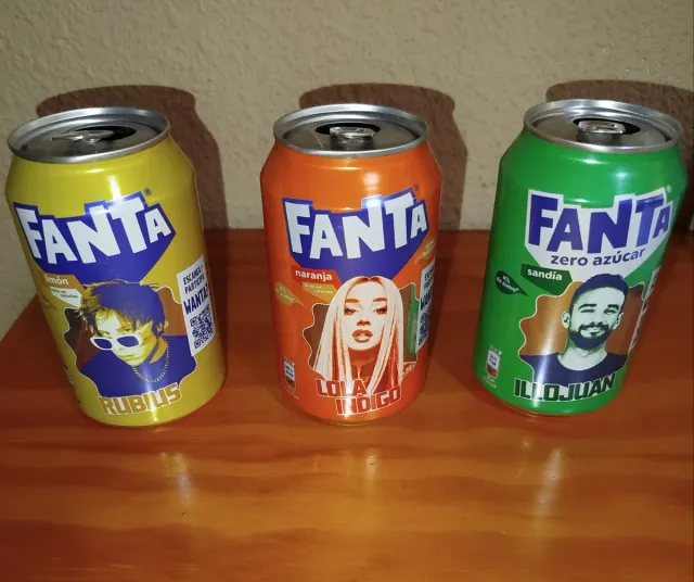 Latas Fanta Edición Limitada Coleccionistas