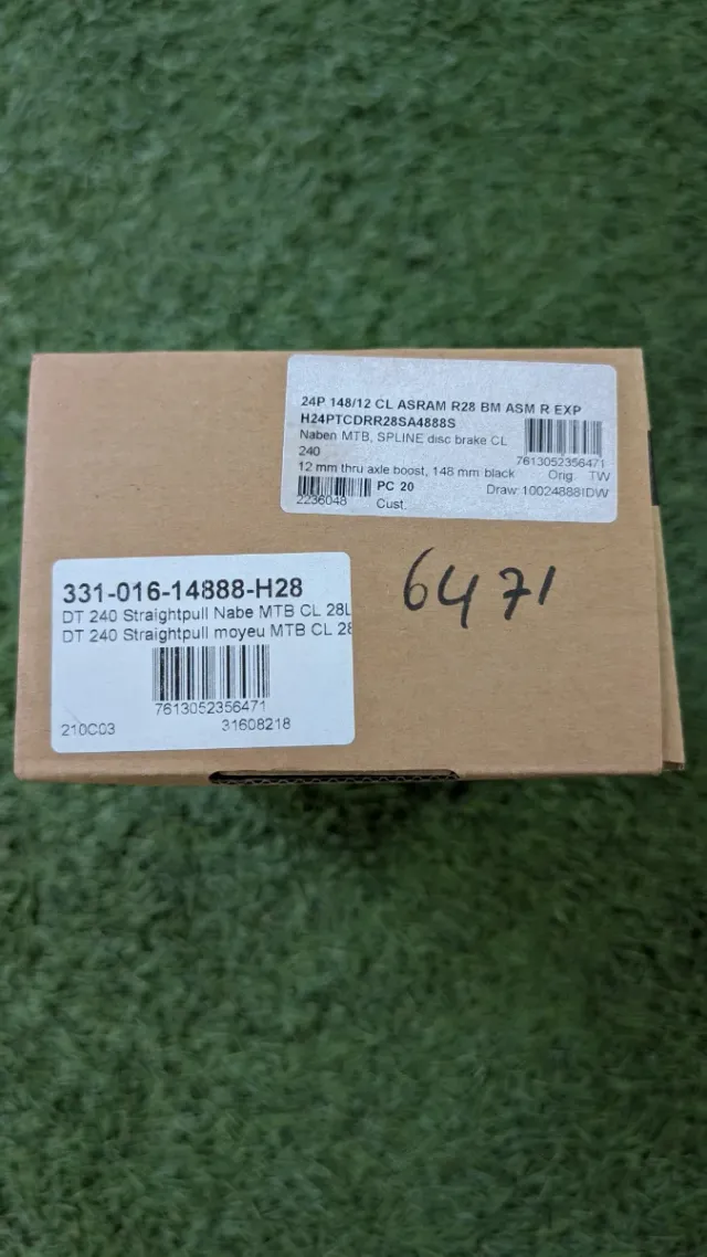 Buje DT240 EXP 12x148 28h Boost