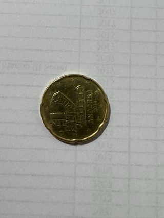 Moneta 0.20 cent.euro Andorra 2014