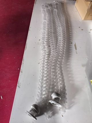 2 Pasacables de techo transparentes