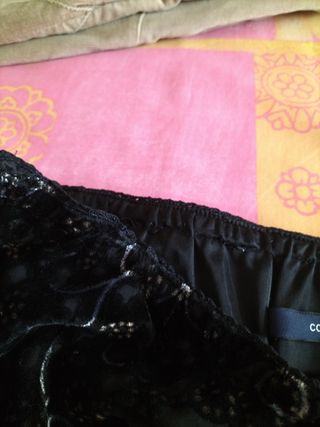 Falda Cortefiel Talla 46 Gomas