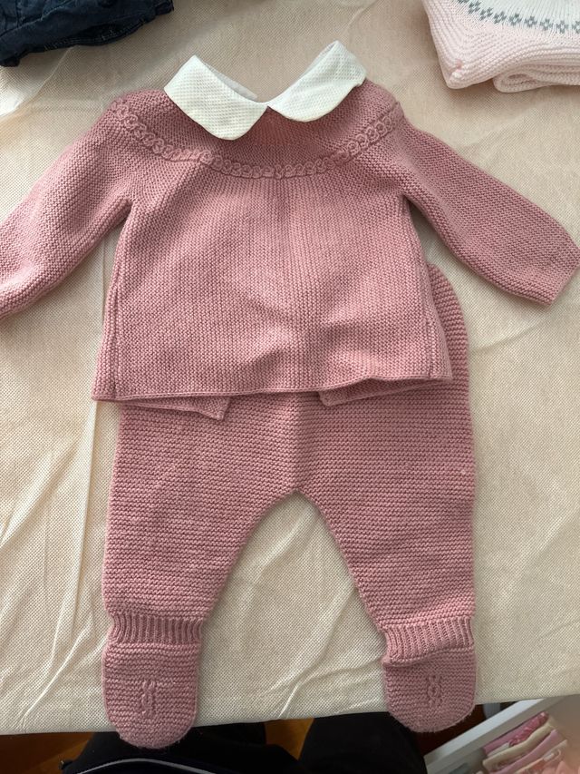 Conjunto bebé 3 meses rosa